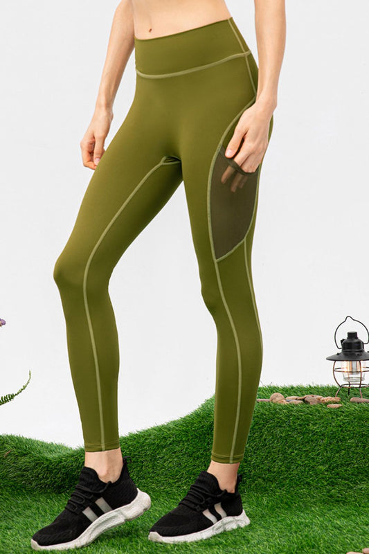 SAVANNAH LEA Full Size High Waist Slim Fit Long Sports Pants