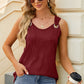Round Neck Wide Strap Tank