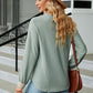 V-Neck Long Sleeve Blouse