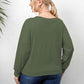 Plus Size Twisted Drop Shoulder T-Shirt