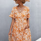 Women's Printed Button down Pocketed Dress
