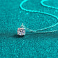 1 Carat Moissanite 925 Sterling Silver Necklace 💜