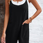 Spaghetti Strap Romper with Pockets
