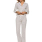 Collared Neck Loungewear Set with Pocket