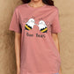 Simply Love Full Size Halloween BOO BEES Graphic Cotton T-Shirt