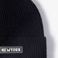 BeanieHatz NEW YORK Patch Rib-Knit Cuffed Beanie