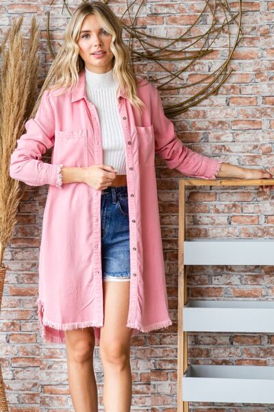 Veveret Button-Up Shirt Dress *