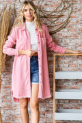 Veveret Button-Up Shirt Dress *