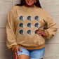 Simply Love Full Size Football Graphic Round Neck Sweatshirt