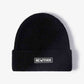 BeanieHatz NEW YORK Patch Rib-Knit Cuffed Beanie