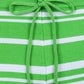 Women's SoBeautiful Striped Lantern Sleeve Knit Top and Drawstring Shorts Set