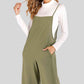 Full Size CoverTheBasics Cropped Wide Leg Overalls with Pockets