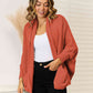 Open Front  Cardigan with Pockets