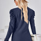 Round Neck Puff Sleeve Blouse