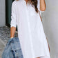 Button Up Collared Neck Long Sleeve Shirt Dress