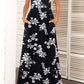 Women's Full Size Valencia Round Neck Sleeveless Maxi Dress with Pockets
