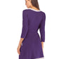 Full Size Tie Waist Surplice Neck Robe with Pockets