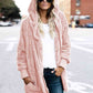 Teddy Hooded Jacket with Pockets