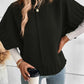 Mock Neck Short Sleeve Sweater