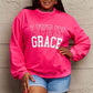 Simply Love Full Size LIVE IN GRACE Graphic Sweatshirt