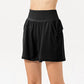 Pocketed Elastic Waist Active Shorts