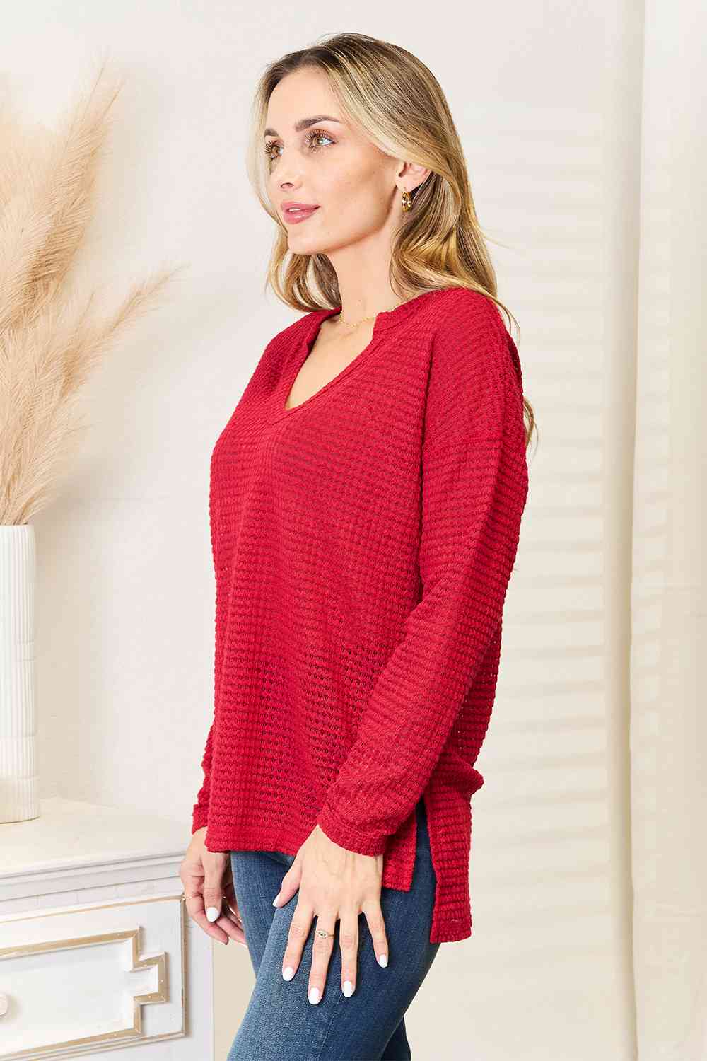 Culture Code Full Size Wide Notch Relax Top *
