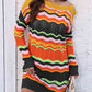 CozyWonders Openwork Round Neck Sweater Dress