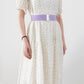 Women's Alloy Buckle Elastic Belt