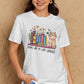 Simply Love Full Size BOOKS ARE MY LOVE LANGUAGE Graphic Cotton Tee