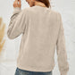 Round Neck Dropped Shoulder THE HELL I WON'T Graphic Sweatshirt