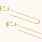 Moissanite 925 Sterling Silver Threader Earrings