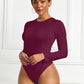 Women's Ava Round Neck Long Sleeve Bodysuit