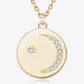 Moissanite Round Pendant Necklace