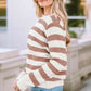 KnitwearTime Full Size Striped Round Neck Long Sleeve Sweater