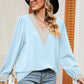 V-Neck Long Sleeve T-Shirt