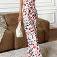 Women's Full Size Printed Surplice Neck Sleeveless Jumpsuit